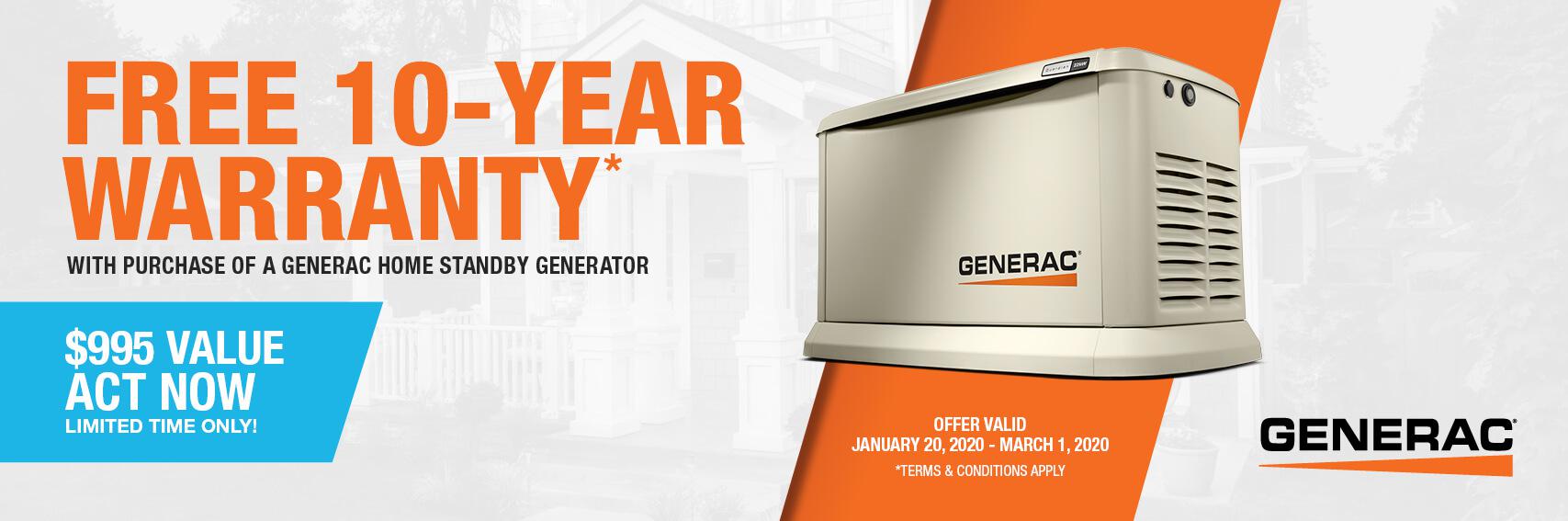 Homestandby Generator Deal | Warranty Offer | Generac Dealer | Fort Myers, FL